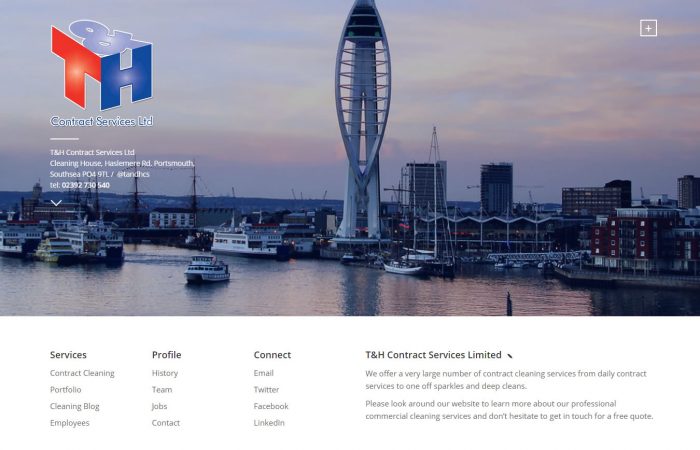 T&H Contract Services Limited's New Look Website
