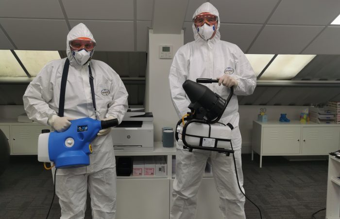 Our team use fogging technology to protect our offices from viruses and bacteria.
